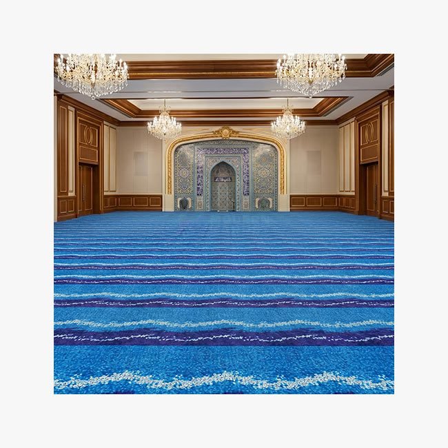 Distributor Karpet al kabir blue