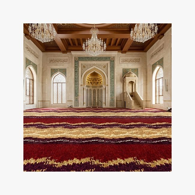 Distributor Karpet al kabir red