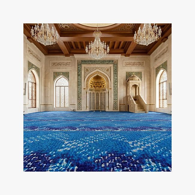 Distributor Karpet al sami blue