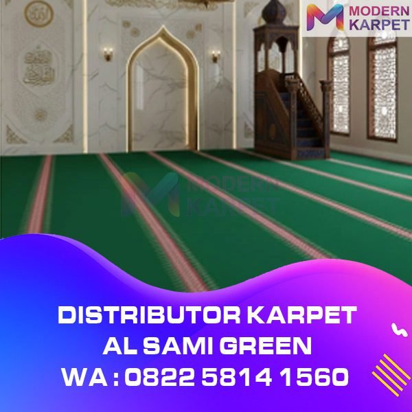 Distributor Karpet Masjid Al Sami Green Jakarta Pusat