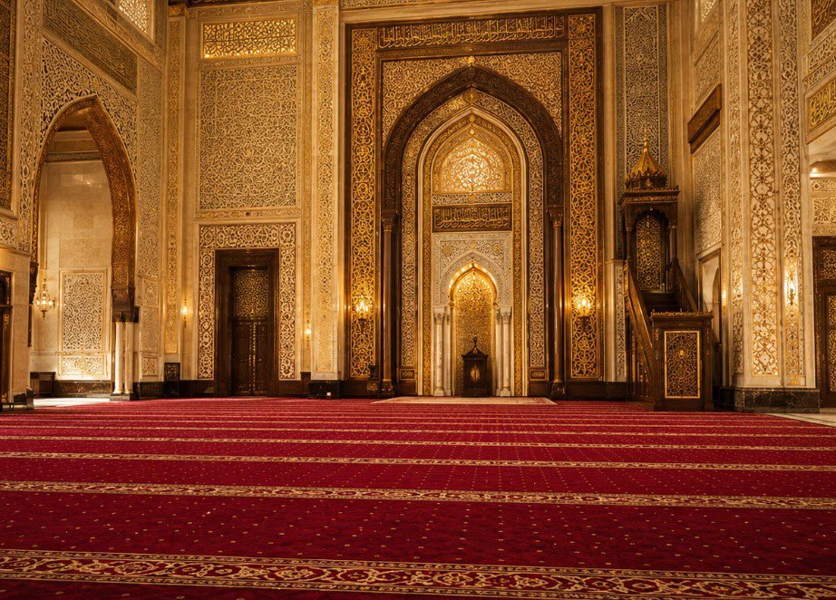 Karpet Masjid Turki Premium Grade A \u2013 Hijau