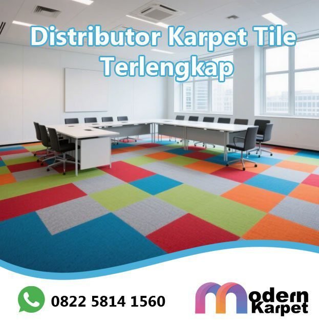 Karpet tile kantor