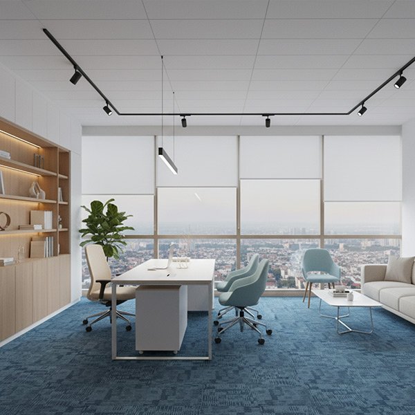 Karpet Tile Metropolitan Blue