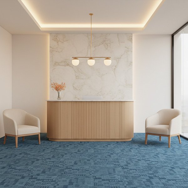 Karpet Tile Metropolitan Blue