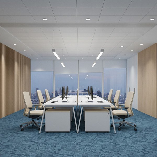 Karpet Tile Metropolitan Blue